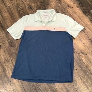 Penguin Heritage Slim Fit Shirt Size XL blue, pink & sea foam green